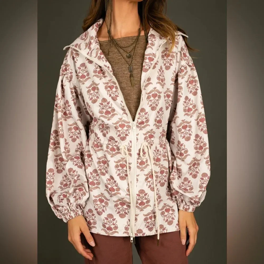 Joyfolie NWT Boho light jacket Luca in cream block XL sold out Gorgeous - Picture 5 of 9